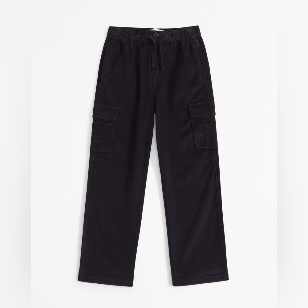 Sz13/14 Abercrombie boys baggy pull-on corduroy cargo pants